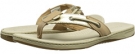 Linen/Gold Metallic Coated Sperry Top-Sider Seafish for Women (Size 7)