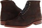 Dark Brown Waxed Suede Frye Walter Lace Up for Men (Size 8)