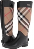 House Check/Black Burberry Kids Chesterford Rainboot for Women (Size 5)