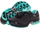 Black/Iron Grey/Vivid Aqua Ryka Motive for Women (Size 8.5)