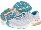 White/Chrome Silver/Disco Teal/Orange Ice Ryka Motive for Women (Size 9.5)