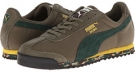 Burnt Olive/Sycamore/Ceylon Yellow PUMA Roma Basic for Men (Size 4)