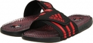 Black/University Red adidas adissage Fade for Men (Size 13)