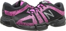 Black/Pink New Balance WC1005 for Women (Size 5)
