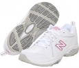White/Pink New Balance WX608v3 for Women (Size 6.5)
