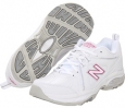 White/Pink New Balance WX608v3 for Women (Size 6)