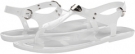 Optic White Pvc MICHAEL Michael Kors MK Plate Jelly for Women (Size 9)