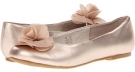 Champagne Pearlized Pazitos Silk Rose BF PU for Kids (Size 10.5)