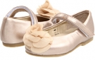 Champagne Pazitos Silk Rose MJ PU for Kids (Size 8)