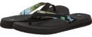 Black/Aqua Sanuk Yoga Paradise for Women (Size 6)