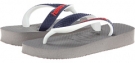 Grey/Navy Blue Havaianas Kids Top Mix for Kids (Size 9)