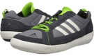 Lead/Chalk/Semi Solar Green adidas Outdoor Boat Lace DLX for Men (Size 9.5)