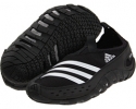 Black/Black/Metallic Silver adidas Outdoor Jawpaw II for Men (Size 10)