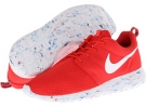 Challenge Red/Laser Crimson/Midnight Navy/White Nike Roshe Run for Men (Size 9)
