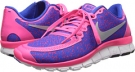 Hyper Pink/Hyper Cobalt/White/Metallic Platinum Nike Free 5.0 V4 for Women (Size 9.5)