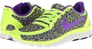 Volt/Hyper Green/White/Hyper Grape Nike Free 5.0 V4 for Women (Size 11.5)