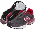 Grey/Pink New Balance W990 for Women (Size 12)