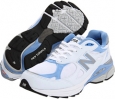 White/Blue New Balance W990 for Women (Size 5)