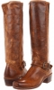 Cognac Antique Pull Up Frye Cavalry Strap 15L for Women (Size 6.5)