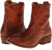 Cognac Antique Soft Full Grain Frye Carson Tab Short for Women (Size 9.5)