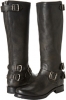 Black Calf Shine Vintage Frye Veronica Back Zip for Women (Size 7.5)