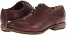 Dark Brown Tumbled Full Grain Frye Johnny Oxford for Men (Size 10.5)