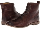 Dark Brown Soft Vintage Leather Frye Phillip Work Boot for Men (Size 10.5)