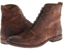 Dark Brown Suede Frye Phillip Work Boot for Men (Size 10)