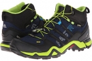 Collegiate Navy/Black/Semi Solar Slime adidas Outdoor Terrex Fast R Mid GTX for Men (Size 11)