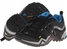 Carbon/Black/Dark Solar Blue adidas Outdoor Terrex Fast X W for Women (Size 6)