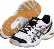 White/Black/Silver ASICS GEL-1140V for Women (Size 7.5)