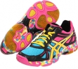 Black/Neon Yellow/Hot Pink ASICS GEL-Flashpoint for Women (Size 7)