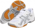 White/Silver ASICS GEL-Rocket 6 for Women (Size 7)