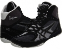 Black/Black/Silver ASICS Cael V5.0 for Men (Size 15)