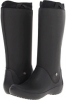 Black/Black Cow Silk Crocs Rainfloe Boot for Women (Size 10)