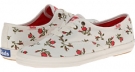 White Keds Champion Floral for Women (Size 8.5)