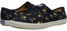 Peacoat Navy Keds Champion Floral for Women (Size 8.5)