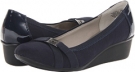 Navy Fabric Anne Klein Definitely 3 for Women (Size 5.5)