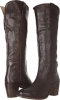 Dark Brown Calf Shine Frye Jackie Tall Riding for Women (Size 7.5)