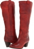 Burnt Red Soft Vintage Leather Frye Jackie Tall Riding for Women (Size 7.5)