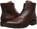 Chocolate Smooth Full Grain Frye James Lug Lace Up for Women (Size 7.5)