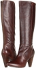 Dark Brown Soft Vintage Leather Frye Regina Zip Boot for Women (Size 9)