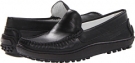 Black Nappa Leather Primigi Kids Nathan for Kids (Size 12)