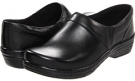 Black Smooth Leather Klogs Mission for Women (Size 8.5)