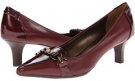 Dark Red Leather C1rcaJoan & David Prvue for Women (Size 10)