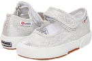 Silver Superga Kids 2769 LameJ for Kids (Size 7)