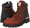 Pebbled Brown Carhartt CMW6139 6 Insulated Soft Toe Boot for Men (Size 10)