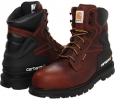 Pebbled Brown Carhartt CMW6239 6 Insulated Safety Toe Boot for Men (Size 10)