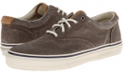 Chocolate Salt Wash Sperry Top-Sider Striper CVO Canvas for Men (Size 10)