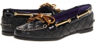 Black Quilted Leather Sperry Top-Sider Audrey for Women (Size 12)